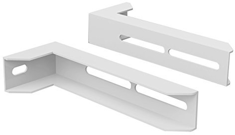 Bertrams LAS Wandkonsole bis 50 mm Wandabstand, weiß, DN 80/125