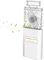 Mini Handheld Fan, Portable Fan Pull-out Style, Mini Fan of 3 Switching Speed for Women, Compatible for Office Home Outdoor Traveling, USB Charging, Built-in Battery - White
