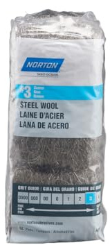 Norton 68118#3 Coarse Grit Steel Wool 12 Count