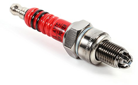 tuning zündkerze, Elektroden Zündkerze, Motorrad Motor Zündkerze Hochleistungs Unipolare Zündkerze für Scooter ATV Quads GY6