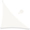 SUNNY GUARD Vela ombreggiante Impermeabile 3x3x4.25m Tenda a Vela Triangolare,Tenda da Sole per Esterno Protezione Raggi UV per Giardino Esterno terrazza, Crema