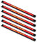 GOPLUS Set de 6 Barre Magnétique, Porte Outils Mural avec Charge 10KG, Aimant Puissant pour Rangement des Outils, pour Garage, Atelier, 46 x 2,5 CM