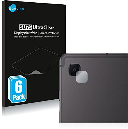 Savvies 6 Pack Screen Protector compatible with Samsung Galaxy Tab S6 Lite 2020 (ONLY Camera Lens) Protection Film Clear