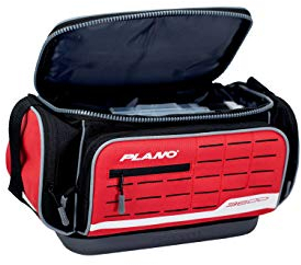 PLANO Uni-Erwachsene Weekend Series 3600 Deluxe Tackle Case Angeltasche, Rot/Ausflug, einfarbig (Getaway Solids)