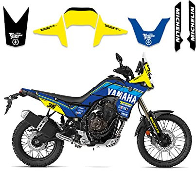 race-styles Aufkleber kompatibel mit Yamaha Tenere 700 | Dekor Design mobileins