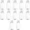 Lurrose 12 Stück Trinkflasche 250Ml Kunststoff-Saftflaschen Saftflaschen Smoothie Flasche Milchflasche Mit Deckel Für Milch, Wasser, Saft, Joghurt, Getränke.