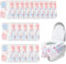 Fumanduo 20 Stück Toilette auflage Toiletten Sitzbezug Übergroßer XL WC-Sitz Matte Toilettenpapier Pad Reise wasserdichte Disposable Toilet Seat Cover Einzeln Verpackt