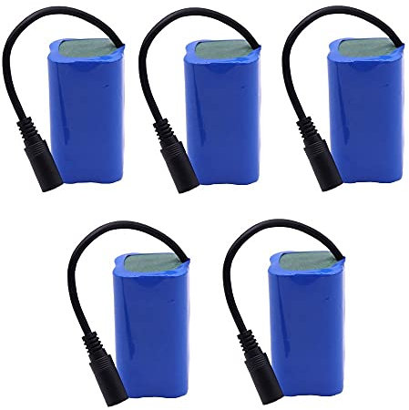 Batterie 7.4V 5200Mah, Batterie Bateau Amorceur pour 2011-5 T188 T888 C18 H18 V007 Ainsi De Suite, pour Flytec Et Tous Les Bateaux sur La Photo. Bateau amorceur Batterie, YLLLLY-6686 (Color : 5B)