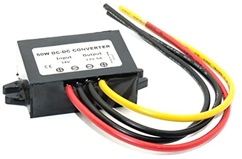 Convertitore Buck Cc-cc 24v A 12v 5a Stabilizzatore Cc-cc Protezione Da Sovracorrente E Sovraccarico Guscio in Plastica Abs E Resina Epossidica
