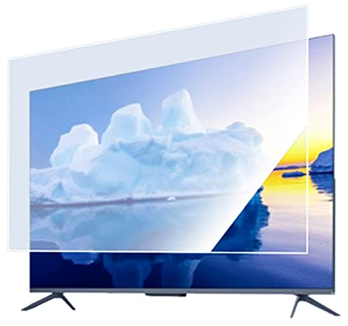 55-75 Zoll Anti-Glare TV Displayschutz, Filtert Blaues Licht, UV Schutz, Kratzfest, Entlastet Die Augen, Neue Verbesserte Mattierte Oberfläche, Für Sony, Samsung, Tcl, Sharp Usw / 55in1211x682mm