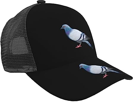 OPSREY Bär Tanzen Tie Dye Gedruckt Einstellbare Mesh Baseball Cap Neutral Sport Cap, Taube, 5-7