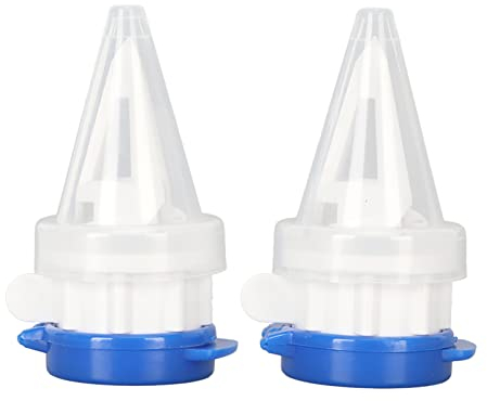 2 Stück Box-Getränkeausgießer, Milchgetränke-Umsteller mit Deckel, Likörausgießer, Breite Öffnung, Saft, Milchflaschen-Splitter, Getränkeumstellung für Zuhause, Küche, Gelee,