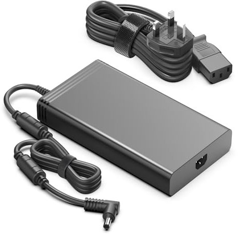 TJ Inspirations 240W Laptop Charger Compatible with ASUS ROG Zephyrus & Strix – 20V 12A Power Adapter for G15 G17 G713QM GX550LXS G733QM S15 S17 Gaming Laptops – 145cm Supply Cord