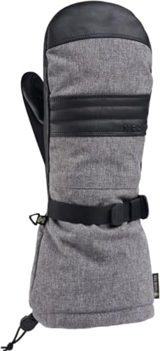 Burton Warmest Gore-Tex-Fäustlinge für Herren, Grau meliert, Medium