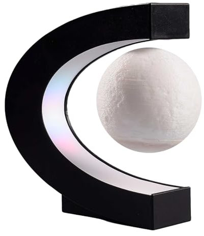 Magnetischer Schwebe-Fußball mit LED-Licht, Schreibtisch-Gadget, schwimmender Fußball für Schreibtischdekoration, Weihnachts- oder Geburtstagsgeschenk für Männer/Ehemann/Freund/Kinder