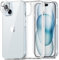 Mootobo iPhone 15 Hülle [6,1 Zoll] – Stoßfest, Mattiert, Anti-Fingerabdruck mit 2X Glas Displayschutzfolien & 1x Kameraschutz -Translucent