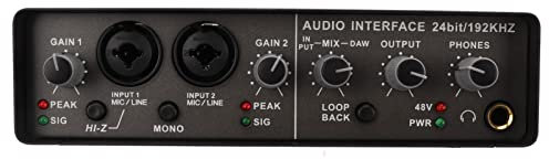 Carte Son USB Carte Son USB pour Le Streaming Carte Son USB en Métal Mixage Numérique Enregistrement sur Ordinateur Carte Son Externe USB Fore Stream pour Os X Forphone