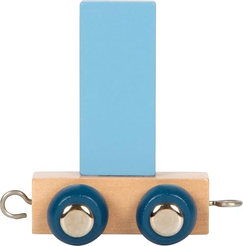 small foot Buchstabenzug Polar I aus Holz, Holzzug individuell kombinierbar, zum Dekorieren und Verschenken, 12579