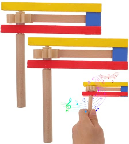 2 Stücke Ratsche aus Holz,Holzratsche Geräusche Maker,Lärmmacher Für Sportveranstaltungen,Holz Rassel Ratsche,Ratsche Fan,Rassel,Geeignet für Sportveranstaltungen, Spieleversammlungen