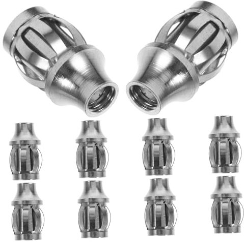 OSALADI 10stücke Glühbirnenkopf Befestigungen Sockel Verschluss Halter Metall Lampe Leuchten Zubehör Ersatz Fassungsteile Fixatoren Für Kristalllampen Halogenlampen