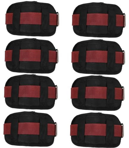 8 Sätze Stelzen-zubehörgurte Teile Für Trockenbau-stelzen Ersatzmanschetten Für Trockenbau-stelzen Trockenbau-stelzenbefestigung Austausch Der Trockenbau-stelzenmanschette Stoff SOLUSTRE