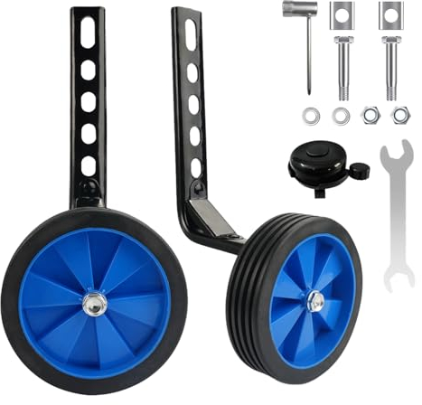 TESSTSY Stützräder, Stützräder Kinderfahrrad 12/14/16/18/20 Zoll, Fahrrad Stützräder Kinder, Bike Training Räder, Fahrrad-Stützräder mit Stärkerer Version, für Kinder Singlespeed Fahrrad