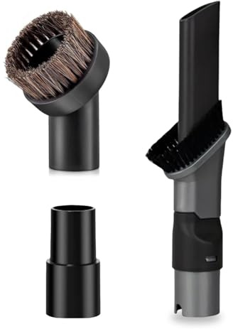 JEDELEOS Vacuum Attachments for Shark Rotator NV751 NV752 NV600 NV650 NV680 NV681 NV340 & Shark Rocket HV301 HV322 HV300 HV320 NV480 NV801 NV803 Vacuum, 2-in-1 Duster Crevice Tool Horse Hair Brush