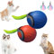 Speedy Tail 2.0 Smart Interactive Cat Toy - 2 Modes, Automatic Moving Ball, USB Rechargeable for Indoor Cats, With Replacement Tail (Blue+Orange)