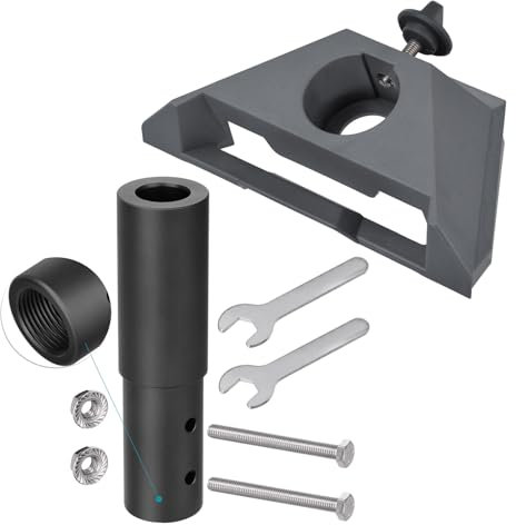 Bingfu Support Montage pour Starlink Mini, avec Adaptateur de Montage sur Poteau Compatible avec Antenne Paraboliques Mini Starlink, Résistant aux Intempéries pour Caravaning, Yachting et Camping