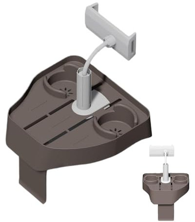 Supporto per bevande da bagno, tavolo per vasca idromassaggio | Tavoli da vasca idromassaggio per esterno - Vasca da bagno robusta con 2 portatazze per piscina gonfiabile all'aperto