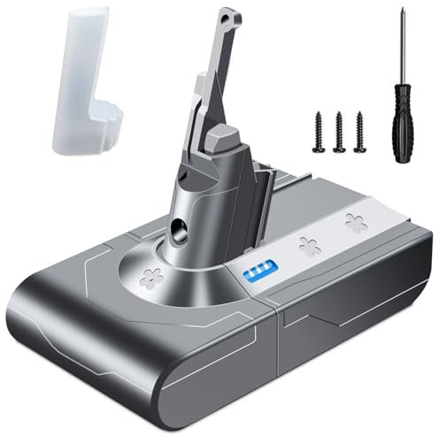 DTK Replacement for Dyson V8 Battery Replacement SV10 Compatible with V8 Fluffy Animal Absolute Motorhead Slim Trigger Car+Boat Series