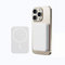 Batterie Externe Magnétique Power Bank sans Fil 5000mAh, PD 20W Charge Rapide Power Bank avec USB-C Entrée Chargeur Portable (White)