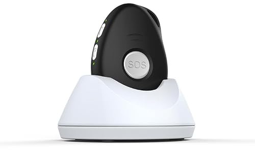 G-TELWARE SOS GPS Tracker G-ASSISTANT, GPS/GSM/4G LTE, Notruf-System mit Telefon, Fallsensor, GEO Fence, IP67 Wasserdicht, für Senioren/Kinder/Demenzkranke (CARBONSCHWARZ, 2G-Advanced)