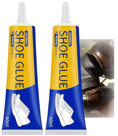 Super Strong Waterproof Shoe Glue for Sole Repair | Transparent Non-Hardening Adhesive for Leather and Rubber | Durable Flexible Shoe Repair Glue