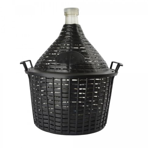 Korbflasche in einer Kunststoff Korb für Home Wine Making 15L Glasballon