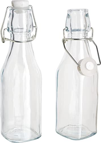 Bouteilles en verre à fermeture mécanique VBS, 2 pc.