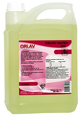 Liquide de lavage machine 300 eau dure ORLAV