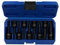 9pc Impacted Male Deep Spline Triple Square Socket Set 1/2 Drive M5 - M18