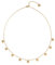 Happiness Boutique Damen Kette mit Mehreren Plättchen in Goldfarbe | Kette Runde Anhänger Geometrischer Schmuck