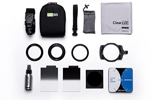 LEE Aspire Kit Filterset 85 mm - Hochwertiges Filterhalter-Set mit Adaptern, ND 1000 und 2 GND-Filtern