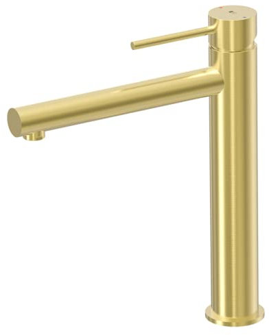 Essebagno Luisa mitigeur lavabo haut or brossé