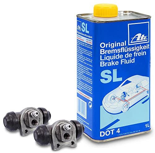 BESTPRICE ATP 2x Radbremszylinder + ATE Bremsflüssigkeit hinten | Kompatibel mit: CHEVROLET CORSA Stufenheck, OPALA Kombi, GM KOREA ESPERO, LANOS, LANOS Stufenheck, NEXIA, NEXIA Stufenheck