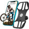 Lascano® Soporte para teléfono móvil para Bicicleta, Giratorio 360°, extraíble, Soporte para teléfono móvil para Moto, Compatible con Smartphones de 4,5 a 7 Pulgadas