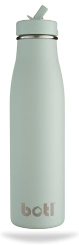 onegreenbottle Evolution Stainless Steel Triple-Walled Isothermal Insulated Leakproof Water Bottle, 500ml Hot and Cold Drinks - Empire Green…BOTL