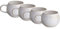 BUTLERS Keramik 4er-Set Tasse mit Henkel | Cappuccino- und Kaffeetasse 350 ml mit reaktiver Glasur
