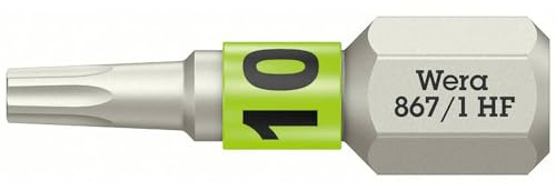 Wera 867/1 TORX HF Bit mit Haltefunktion, TX 10 x 25 mm