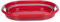 Dirt Devil Faltbarer Wäschekorb - 27 L - 60 x 45 x 30 cm - Gefaltet 10 cm hoch - Rot/Grau