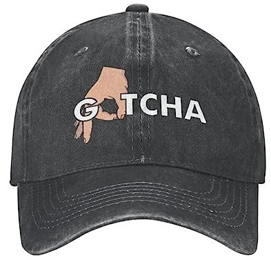 Baseballmütze Hiphop Sonnenhut Personalisierter Baumwoll Gotcha Sie sehen Baseballmütze Männer Frauen Atmungsaktiv Lustiger Finger Kreis Handspiel Papa Hut Streetwear Snapback Geburtstagsgeschenke