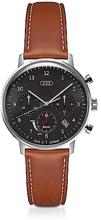 Audi collection Unisex Analog Uhr mit Leder Armband 3102300200