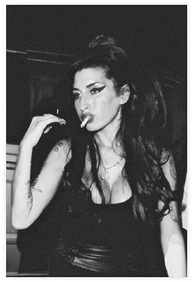 TONFON Amy Poster & Winehouse Englischer Sänger, Retro-Kunst, Schönheitsposter, Leinwand, Poster, Schlafzimmer, Dekoration, Sport, Landschaft, Büro, Raumdekoration, Geschenk, ungerahmt, 20 x 30 cm